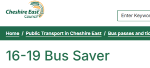 cheshire East Bus Saver